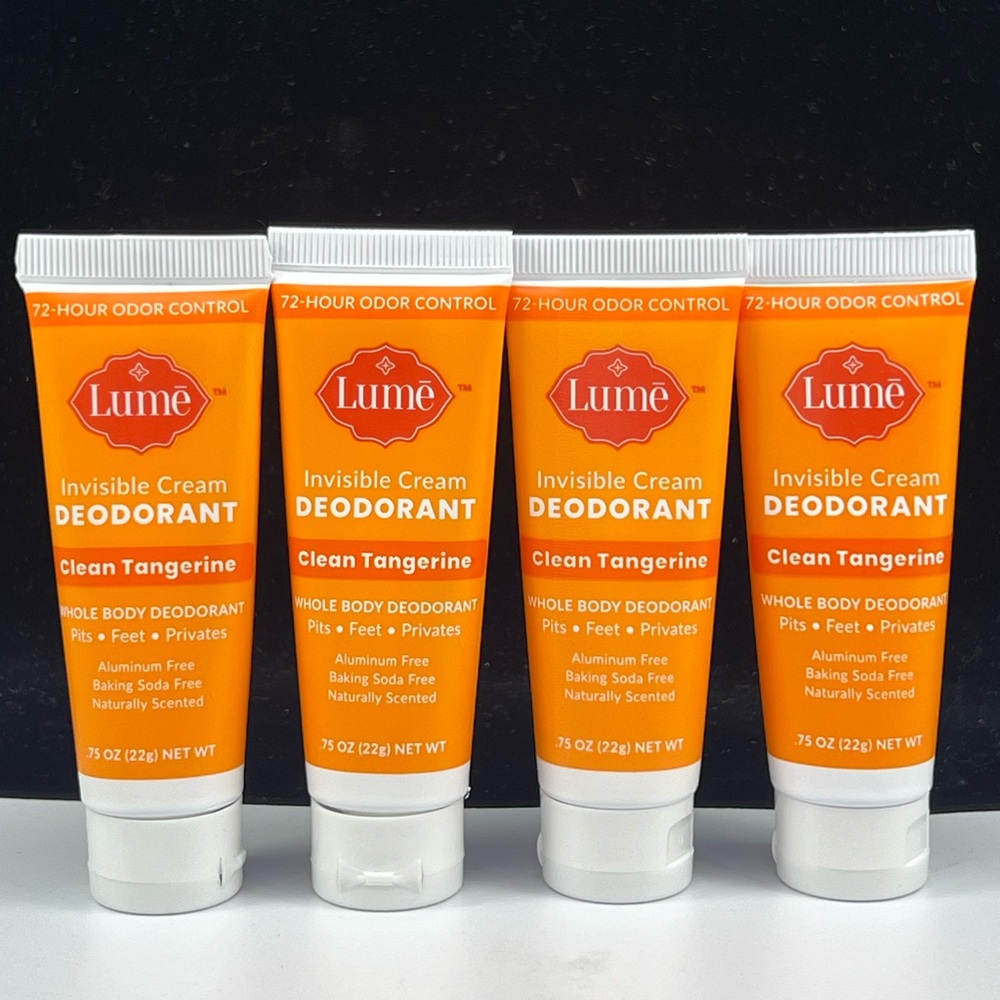 4X Cream Deodorant Tube .75oz Travel Size Tubes RARE ORIGINAL FORMULA Choose